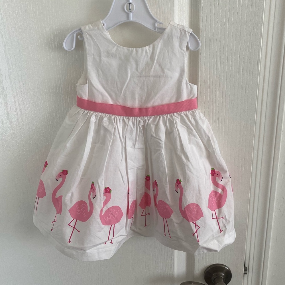 Gymboree flamingo dress 12-18M